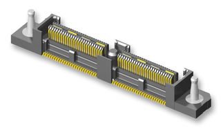 SAMTEC QFS-052-04.25-L-D-A-RT1 Conector Mezzanine, Plano de Tierra, Receptáculo, 0.635 mm, 2 Líneas, 104 Contactos