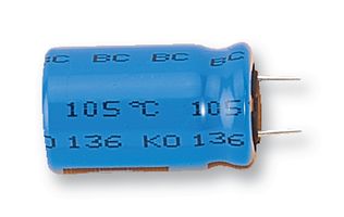 VISHAY MAL213668479E3 Electrolytic Capacitor, 136 RVI Series, 47 µF, 63 V, ± 20%, Radial Leaded, 2000 hours @ 105°C
