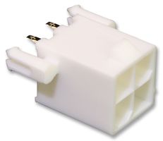 MOLEX 44472-0451 Rectangular Connector, Mini-Fit HCS 44472 Series, 4 Contacts, Receptacle, 4.2 mm, Through Hole