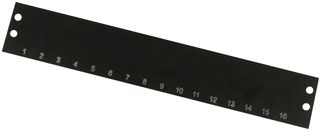 CINCH CONNECTIVITY SOLUTIONS MS-16-141 Terminal Block Marker, Terminal Block Marker, 141 Series Barrier Blocks, 1 to 16, 11.13 mm