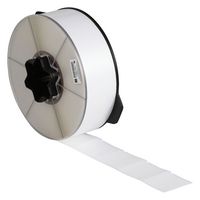 BRADY WRAP-9-499 Wire Marker, Wraptor™ Labels, Thermal Transfer, 50.8mm x 50.8mm, Nylon (Polyamide) Cloth, White