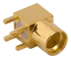 AMPHENOL RF 262105-11 RF / Coaxial Connector, MMCX Coaxial, Right Angle Jack, Through Hole Right Angle, 50 ohm