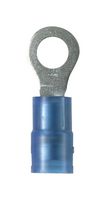 PANDUIT PNF14-6R-M Ring Tongue Terminal, M3.5, #6, 14 AWG, 2.5 mm², PNF Series, Blue