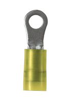 PANDUIT PN12-14HDR-L Ring Tongue Terminal, M6, 1/4", 12 AWG, 4 mm², PN-HDR Series, Yellow