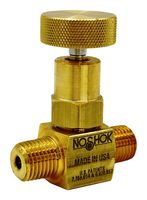 NOSHOK 152-MMB-HL7 Needle Valve, 6000 psi, 1/4" NPT, Male/Male Thread, T Handle, 150 Series