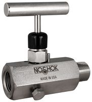 NOSHOK 604-MFS-HL1 Válvula Aguja, 10000 psi, NPT 1/2" , Rosca Macho/Hembra, Serie 600