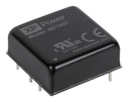 XP POWER BCT40T24S3V3 Isolated Through Hole DC/DC Converter, ITE & Industrial, DIP, 4:1, 40 W, 1 Output, 3.3 V