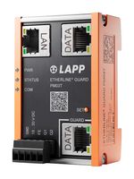 LAPP 21700150 Switch, 3 Ports, Industrial, Fast Ethernet, DIN Rail, RJ45 x 3, 10Mbps, 100Mbps