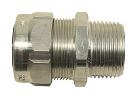 ABB - THOMAS & BETTS 2930AL Cable Gland, Strain Relief, Straight, 3/4" NPT, 0.125 ", 0.375 ", Aluminum, Metallic, Not Rated