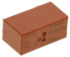 SCHRACK - TE CONNECTIVITY RTB14615 General Purpose Relay, Power PCB Relay RT1 Series, Power, Non Latching, SPDT