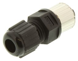 AMPHENOL LTW 12-05BFFA-SL8001 Sensor Connector, M Series, M12, Receptacle, 5 Contacts, Solder Socket, Straight Cable Mount
