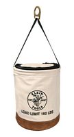 KLEIN TOOLS 5104CLR22 TOP CLOSING BUCKET, 150LB, 22", CANVAS
