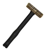 KLEIN TOOLS 7HBRFRH04 BRASS SLEDGE HAMMER, 4LB, 16", RUBBER