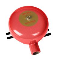 EDWARDS SIGNALING PRODUCTS 439DEX-10AW-R Fire Alarm, Vibrating Bell, 10" Gong, Red, 20 to 24V Supply, 0.24 A, Hazardous Location