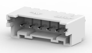TE CONNECTIVITY 1969730-6 Pin Header, Wire-to-Board, 2.5 mm, 1 Rows, 6 Contacts, Through Hole, Economy Power Series
