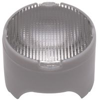 LEDIL FCN11104_LC1-O-90 LED Lens, Lens with Holder, Oval 90°, Transparent, 21.6 mm, Round, PMMA (Polymethylmethacrylate)