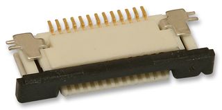 MOLEX 52745-1397 Conector FFC / FPC para tarjeta, 0.5 mm, 13 Contactos, Serie Easy-On 52745, Soldable, Top