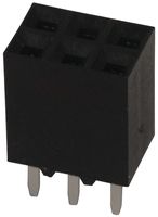 AMP - TE CONNECTIVITY 5-534206-3 PCB Receptacle, Board-to-Board, 2.54 mm, 2 Rows, 6 Contacts, Through Hole Mount