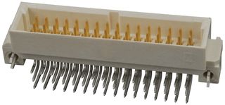 AMP - TE CONNECTIVITY 5650916-5 DIN 41612 Connector, 48 Contacts, Plug, 2.54 mm, 3 Row, a + b + c