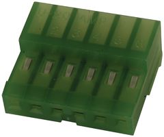 AMP - TE CONNECTIVITY 3-640443-6 IDC Connector, IDC Receptacle, Female, 2.54 mm, 1 Row, 6 Contacts, Cable Mount