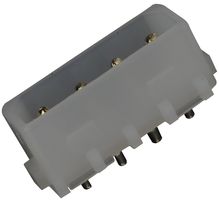 TE CONNECTIVITY - AMP 1586627-1 Rectangular Connector, Commercial MATE-N-LOK Series, 4 Contacts, Header, 5.08 mm, Through Hole