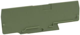 WIELAND ELECTRIC 07.312.9055.0 End Cover, For Use With WKFN 4 D2/2/35 Terminal Blocks
