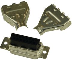 AMP - TE CONNECTIVITY 1658647-1 D Sub Connector Housing, 15 Positions, D Sub, DA, AMPLIMITE HDP-20 Series, Plug, Metal Body