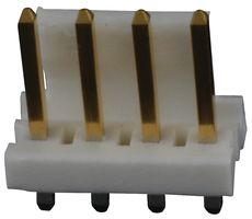 AMP - TE CONNECTIVITY 3-641208-4 Pin Header, Wire-to-Board, 3.96 mm, 1 Rows, 4 Contacts, Through Hole Straight, MTA-156 Series