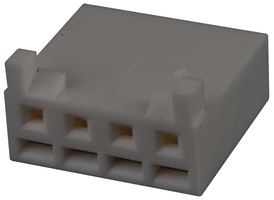 MOLEX 43061-0004 Connector Housing, Natural, SPOX 43061 Series, Receptacle, 4 Positions, 3.96 mm
