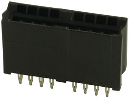 TE CONNECTIVITY - ELCON 6650534-1 Conector Borde de Tarjeta, Lado Doble, 1.57 mm, 16 Contactos, Through Hole, Recto