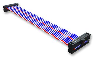 SAMTEC FFTP-08-D-08.77-01-N Cable Plano, IDC Hembra a IDC Hembra, 16 Posiciones, 8.77 ", 223 mm, 1.27 mm