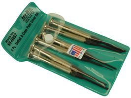 Screwdriver Kit, 6-Pcs of 0.04", 0.07", 0.1" Slotted, JIS #00, PH0, PH1 Screwdrivers & Handle