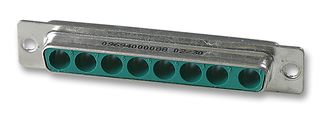 HARTING 09 69 400 0088 D Sub Connector Housing, 8 Positions, Combo Layout D Sub, DC-8W8, D Sub-M Series, Receptacle