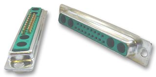 HARTING 09 69 401 5214 Combination Layout D Sub Connector, Mixed Signal, D Sub-M Series, DC-21WA4, Receptacle, 21 Contacts