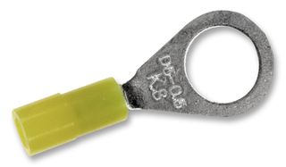 3M MN24-4RK Ring Tongue Terminal, M2.5, #4, 24 AWG, Scotchlok Series, Yellow