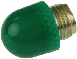 DIALIGHT 162-0972 Indicator Lens, Green, 0.469 ", 162 Series Sub Miniature Panel Mount Indicators