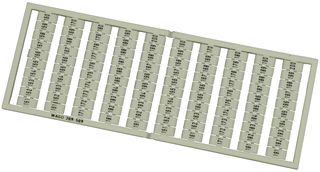 WAGO 209-509 Terminal Block Marker, Terminal Block Marker, PCB Terminal Blocks and Connectors, 151 to 200