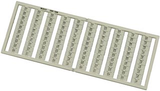 WAGO 209-508 Terminal Block Marker, Terminal Block Marker, PCB Terminal Blocks, 101 to 150