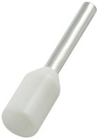 MULTICOMP PRO MC5012-W Wire Ferrule, Single Wire, 22 AWG, 0.5 mm², 12 mm, White