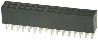 AMPHENOL COMMUNICATIONS SOLUTIONS 66953-016LF PCB Receptacle, Board-to-Board, 2.54 mm, 2 Rows, 32 Contacts, Through Hole Mount