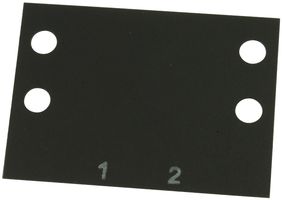 CINCH CONNECTIVITY SOLUTIONS MS-2-142 Terminal Block Marker, Terminal Block Marker, 142 Series Barrier Terminal Blocks, 1 to 2