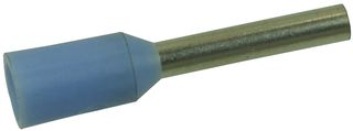 WEIDMULLER 9025740000 Wire Ferrule, Single Wire, 24 AWG, 0.25 mm², 6 mm, Blue