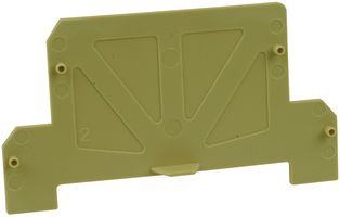 WEIDMULLER 9503330000 Accessory, KDKS 1PE/LD Indicating Fuse Terminal Blocks, End Plate