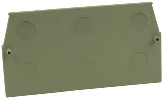WEIDMULLER 1068300000 Cubierta de Extremo, Para Usarse con Terminales Modulares Serie W