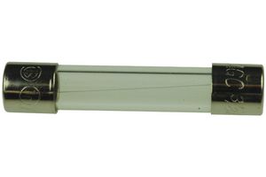 EATON ELECTRONICS BK/AGC-3/8-R Fuse, Cartridge, Fast Acting, 375 mA, 250 V, 6.3mm x 32mm, 1/4" x 1-1/4", AGC Series