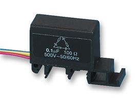LCR COMPONENTS FP006 Red RC, 0.1 µF, ± 20%, 100 ohm, ± 5%, 4 W, 500 V