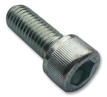 TR FASTENINGS M3 10 SO12CS S100 Socket Screw, Cap, Hex Socket, Steel, 10 mm, M3, Pack of 100