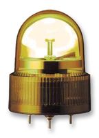 SCHNEIDER ELECTRIC XVR12B05 Beacon, Orange, Rotating, 3W, 24VDC 24VAC, IP23, 120mm Dia., 146mm Ext. Depth