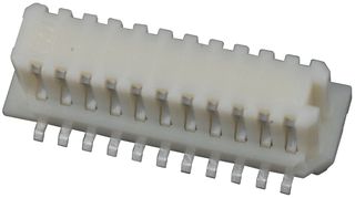 MOLEX 52465-2271 Mezzanine Connector, Receptacle, 0.8 mm, 2 Rows, 22 Contacts, Surface Mount, Phosphor Bronze
