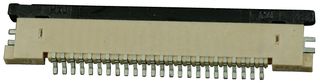 MOLEX 54548-2471 FFC / FPC Board Connector, 0.5 mm, 24 Contacts, Easy-On 54548 Series, Solder, Bottom, 1 Row